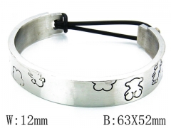 HY Stainless Steel 316L Bangle-HYC64B0585IIW
