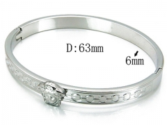 HY Stainless Steel 316L Bangle-HYC80B0301HIF