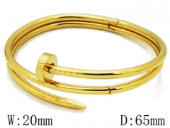 HY Stainless Steel 316L Bangle-HYC68B0038K00