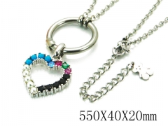 HY Stainless Steel 316L Necklaces-HYC90N0052HLS