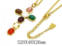 HY Stainless Steel 316L Necklaces-HYC90N0059HNF