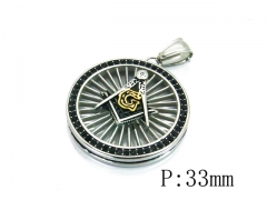 HY Wholesale 316L Stainless Steel Pendant-HY00P0055