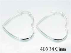 HY 316L Stainless Steel Plating Silver Earrings-HYC70E0509JLA