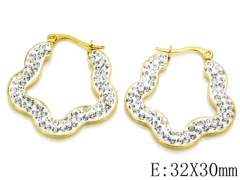 HY Wholesale 316L Stainless Steel Earrings-HYC80E0071ML