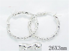 HY 316L Stainless Steel Plating Silver Earrings-HYC70E0478KZ