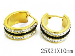 HY Wholesale 316L Stainless Steel Earrings-HYC80E0001NL