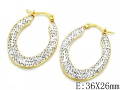HY Wholesale 316L Stainless Steel Earrings-HYC80E0074ML