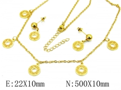 HY Wholesale 316L Stainless Steel jewelry Set-HY91S0713HHV