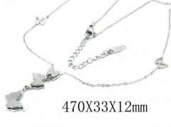 HY Wholesale Stainless Steel 316L Necklaces-HY80N0270ND