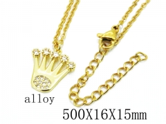 HY Wholesale Stainless Steel 316L Necklaces-HY0002N0025IL