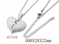 HY Wholesale Stainless Steel 316L Lover Necklaces-HY0004N0011HIC