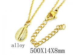 HY Wholesale Stainless Steel 316L Necklaces-HY0002N0027JD