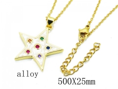 HY Wholesale Stainless Steel 316L Necklaces-HY0004N0006PC