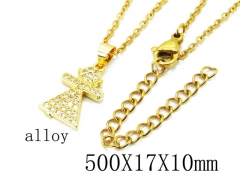 HY Wholesale Stainless Steel 316L Necklaces-HY0004N0021KD