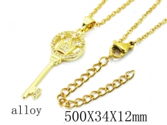 HY Wholesale Stainless Steel 316L Necklaces-HY0004N0022ND
