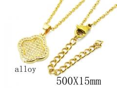 HY Wholesale Stainless Steel 316L Necklaces-HY0004N0019LC