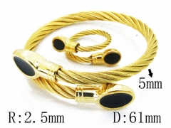 HY Stainless Steel 316L Bangle (Steel Wire)-HY38S0249HNZ