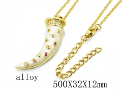 HY Wholesale Stainless Steel 316L Necklaces-HY0004N0005HIC