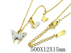 HY Stainless Steel 316L Necklaces (Animal Style)-HY80N0292OF