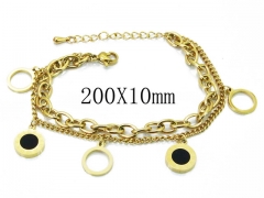 HY Wholesale Stainless Steel 316L Charm Bracelets-HY32B0092HIL