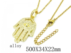 HY Wholesale Stainless Steel 316L Necklaces-HY003N035PT