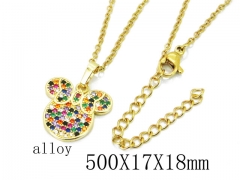 HY Wholesale Stainless Steel 316L Necklaces-HY005N041MV