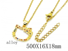 HY Wholesale Stainless Steel 316L Necklaces-HY005N042MV