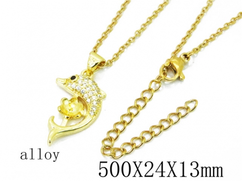 HY Wholesale Stainless Steel 316L Necklaces-HY006N047JDC