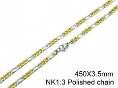 HY Stainless Steel Figaro Chain (Good Quality )-HY01N015
