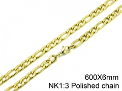 HY Stainless Steel Figaro Chain (Good Quality )-HY01N036