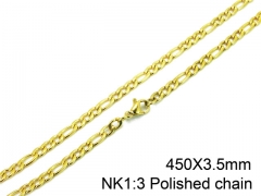 HY Stainless Steel Figaro Chain (Good Quality )-HY01N014