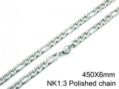 HY Stainless Steel Figaro Chain (Good Quality )-HY01N029