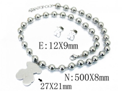 HY 316L Stainless Steel jewelry Bears Set-HY64S1156HME