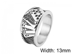 HY Wholesale 316L Stainless Steel Rings-HY0013R616