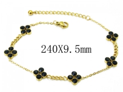 HY Wholesale stainless steel Anklet-HY80B1095OC