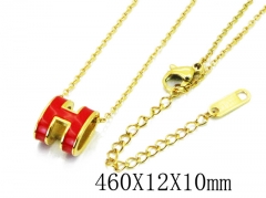 HY Wholesale Stainless Steel 316L Necklaces-HY19N0105PX