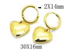 HY Wholesale 316L Stainless Steel Drops Earrings-HY32E0106OL