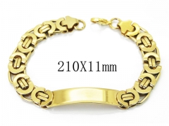 HY Wholesale Stainless Steel 316L Bracelets (Byzantine)-HY08B0677HIR