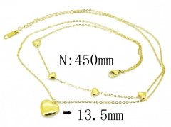 HY Wholesale Stainless Steel 316L Lover Necklaces-HY32N0189HHL