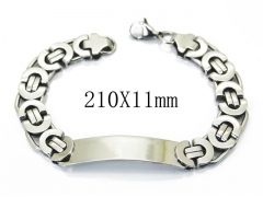 HY Wholesale Stainless Steel 316L Bracelets (Byzantine)-HY08B0676HZZ