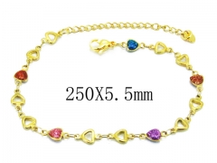 HY Wholesale stainless steel Anklet-HY39B0593LE
