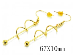 HY Wholesale 316L Stainless Steel Drops Earrings-HY70E0645LL