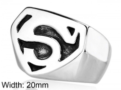 HY Wholesale 316L Stainless Steel Religion Rings-HY0012R286