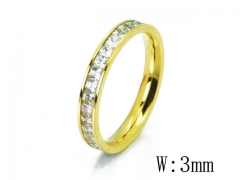 HY Wholesale 316L Stainless Steel CZ Rings-HY14R0681LS