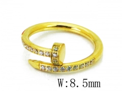 HY Wholesale 316L Stainless Steel CZ Rings-HY14R0666HIG