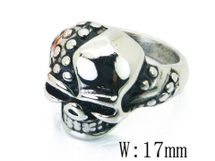 HY Wholesale Stainless Steel 316L Skull Rings-HY22R0926HHZ