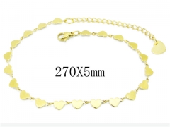 HY Wholesale stainless steel Anklet Jewelry-HY81B0588KJ