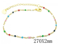 HY Wholesale stainless steel Anklet Jewelry-HY81B0582JQ