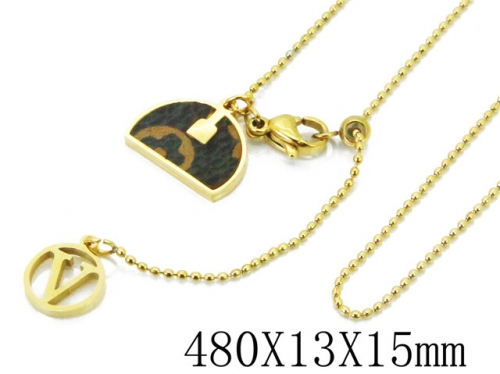 HY Wholesale Stainless Steel 316L Jewelry Necklaces-HY32N0242PT