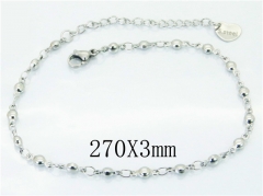 HY Wholesale stainless steel Anklet Jewelry-HY81B0603JJ